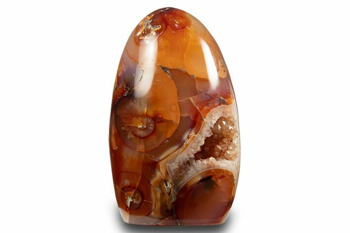 Free-Standing, Polished Carnelian Agate - Madagascar #333277
